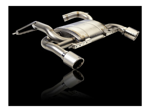 AKRAPOVIC : Silencieux AR Inox sorties rondes Titane 2 x 100 mm (préciser E90 E91 E92)- 1680.60 HT 