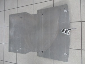 Protège carter alu + patte et calle - 235.00 € HT