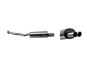 Silencieux AR GrA avec double sortie ronde 76mm - 598.66 HT