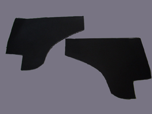 Panneau de porte AR Carbone 2 x 131.50 = 263.00 HT